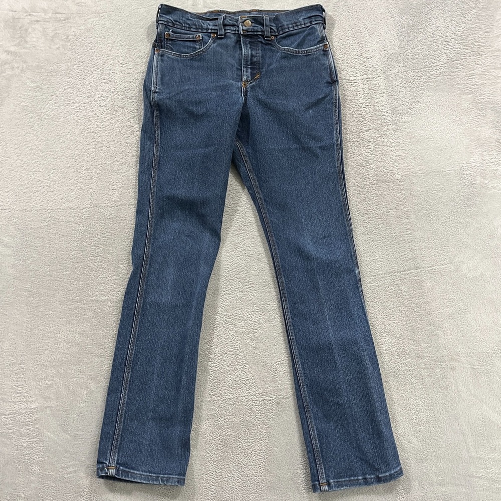 Origin Jeans Mens 30x32 Blue Legit Fit Medium Wash Stretch Denim Made In‎ USA